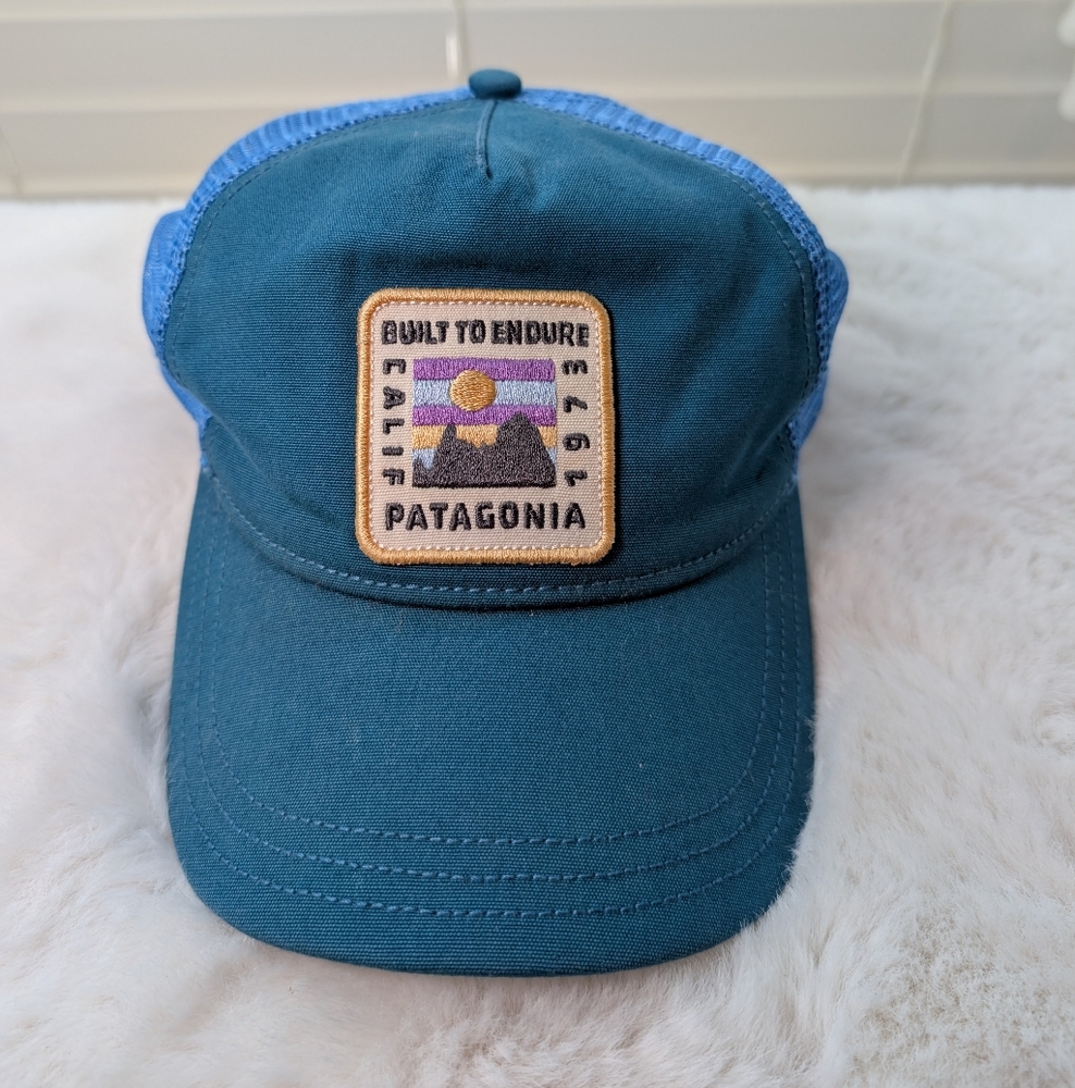 Patagonia Ridge Rise Patch Layback Trucker Hat | Women’s | Organic Cotton Canvas